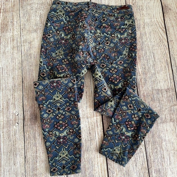 Anthropologie PILCRO AND THE LETTEPRESS 27 High Rise Skinny Corduroy Pants boho - Picture 3 of 8
